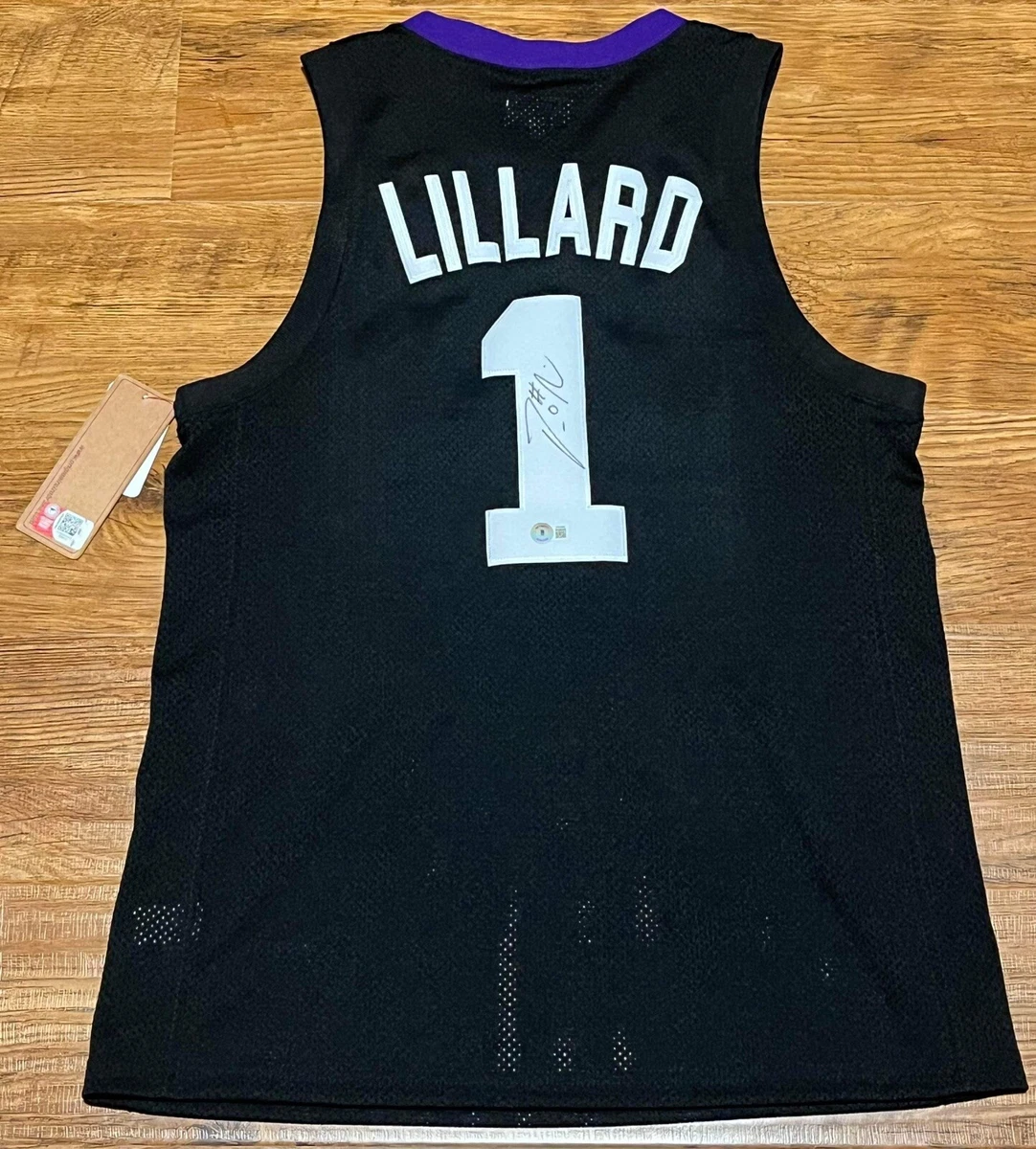 Damian lillard autographed jersey sale