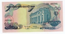 South Vietnam ... P-29a ... 1000 Dong ... ND(1971) ...  *UNC*