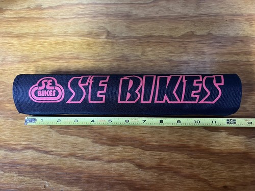 SE BIKES LIFE BMX PAD SET BLACK & RED FITS SE BIKES & OTHERS NEW - Picture 11 of 23
