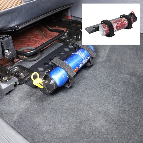 Black Passenger Seat Fire Extinguisher Bracket For Fiat 500 Abarth 595 695 2016+ - Picture 20 of 24