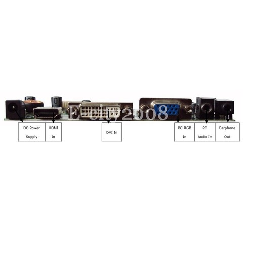 (HDMI+DVI+VGA+Audio ) LCD Controller Board Driver For LP156WH2(TL)(A1) 1366X768 - Photo 4/6