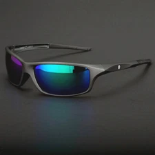 NEW Polarized Men Sport Sunglasses Driving Pilot Fishing Eyewear Wrap Glasses US