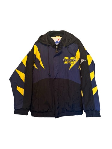 Vintage Apex One Michigan Wolverines Jacket Men's XL Extra Large 90s UofM
