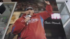 Charlie Manuel Philadelphia Phillies Signed  16x20 Photo COA 08 WS 2