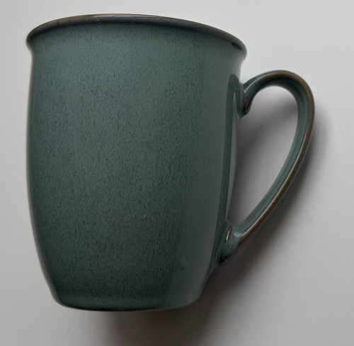 Vintage DENBY Regency grün Becher / Becherglas mit weißem Interieur