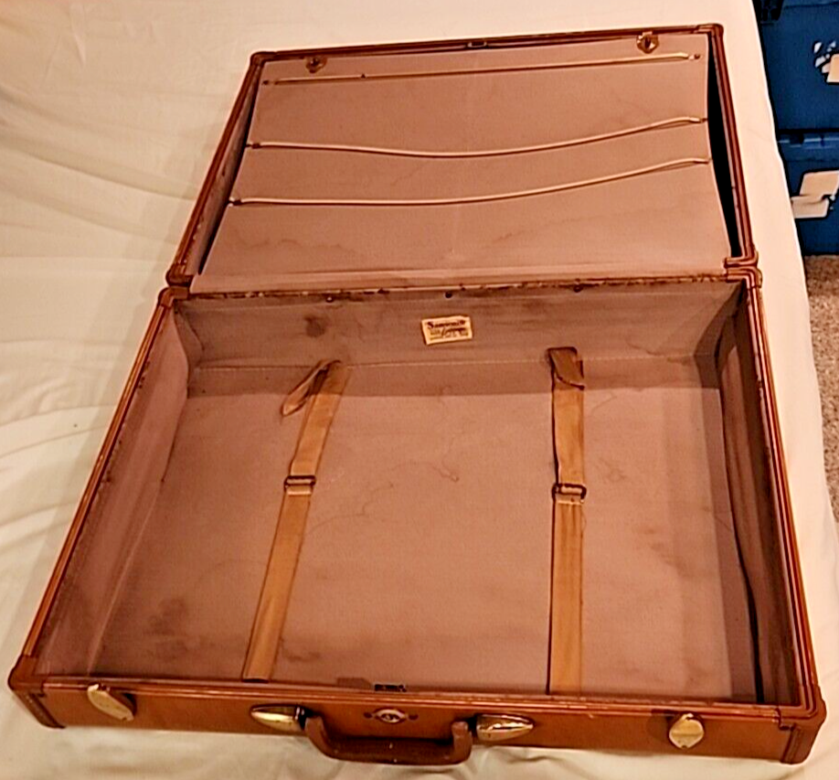Vintage Samsonite Shwayder Bros Hard Shell Suitcase Luggage 4632