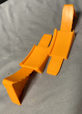 Hot Wheels  1969 Mongoose Snake Drag Race Set TRACK LOOP BASE 6201-031