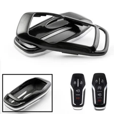 Glossy Black Smart Key Cover Fob Shell For Ford Explorer F-150 Lincoln MKZ 2013+