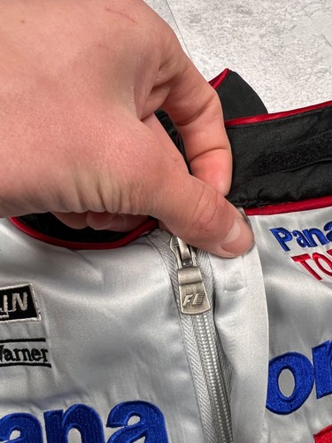 Vintage Toyota Panasonic Black Racing Jacket Size S - Picture 8 of 21
