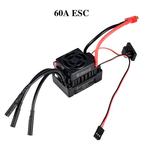 Motor impermeable sin escobillas 9imod F540-V2 4370KV 3,175 mm + 60 A ESC para coche de radiocontrol 1/10 - Imagen 5 de 28