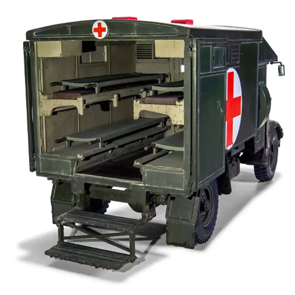 Airfix A1375 - 1/35 Austin K2/Y Ambulanza Militare Veicolo Model Kit - Tracked 4 - Immagine 2 di 4