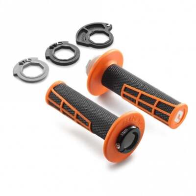 KTM Originalteil - ODI Lock-On Griffe (SX/SXF/EXC/EXCF 16-23) - schwarz/orange