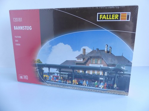 Banchina Ferroviaria Faller 120181 – Kit Modellistico Realistico In Scala, Per Diorami E Plastici Ferroviari