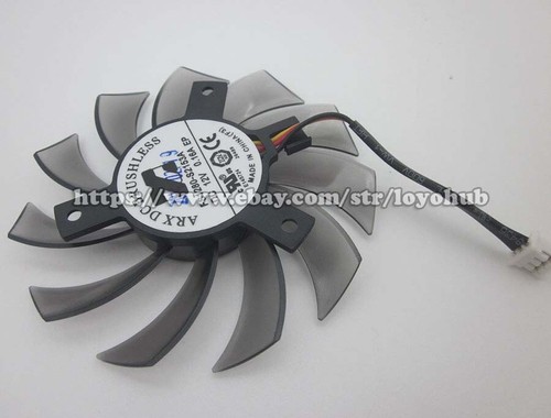 For GIGABYTE GTX460 560 graphics card fan FS1280-S2153A 12V 0.16A 3-Pin - Picture 2 of 6