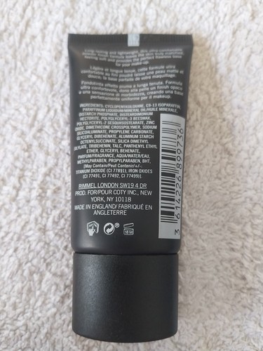 Rimmel Lasting Matte Full Coverage Foundation 408 Maple New Unused. Free P&P - Picture 3 of 4