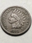 1882 Indian Head Penny Cent  Good+ G -Very Good VG Brown Coin Lot U489