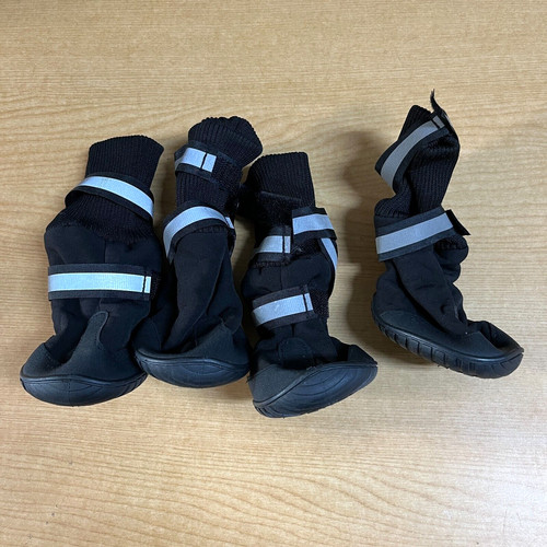 Paw Tech Black Dog Shoes Size XL