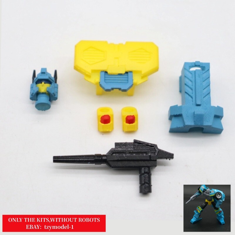 For IDW Nightbeat Upgrade Kit 3D Print Weapon Gun Head Armor Accessories