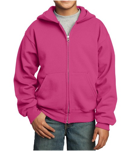 Zip Up Hoodie for Boys & Girls Cotton Fleece Zipper Hooded Sweatshirt for Kids - Picture 9 of 10