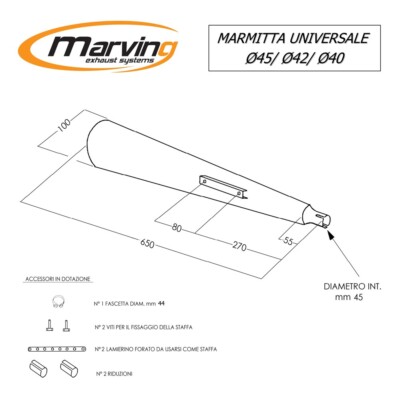 Terminale Di Scarico Per Moto Universale - Stile Vintage, Nero, In Acciaio Inox - Foto 7