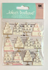 Jolee's Boutique Scrapbooking Stickers Wedding Cake Repeats 3 Tier Floral