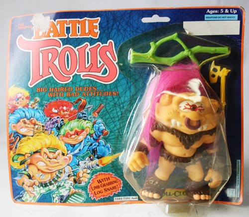 7X VINTAGE 1993 BATTLE TROLLS TROLLAF SGT COPS COUNT NUNCHUCK KAPPE HASBRO NEU! - Bild 9 von 19