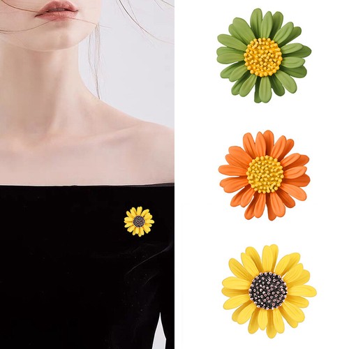 Moda Esmalte Margarita Broche Prendedor Disfraz Insignia Mujeres Hombres Ramillete Joyería Regalo 66 - Imagen 3 de 18