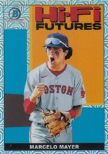 MARCELO MAYER BOWMAN CHROME ROOKIE HI-FI FUTURES MOJO REFRACTOR RC RED SOX 2022