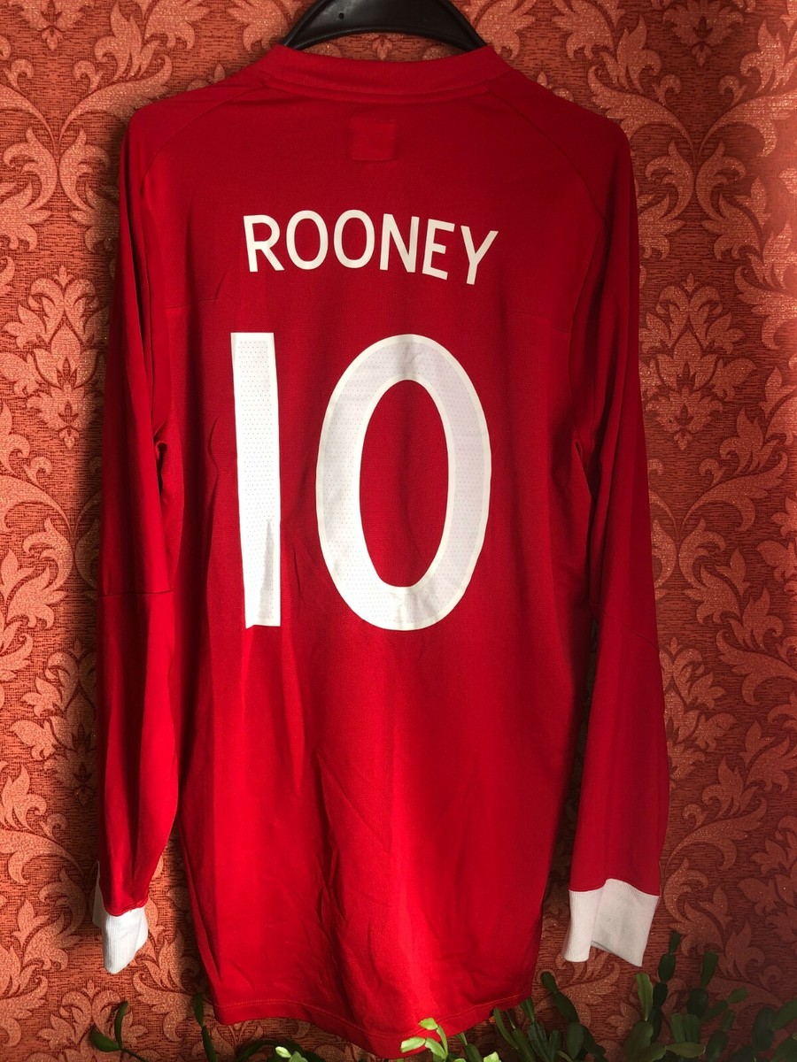 イングランド代表 Rooney シャツ RARE England 2010-2012 away football national team #10