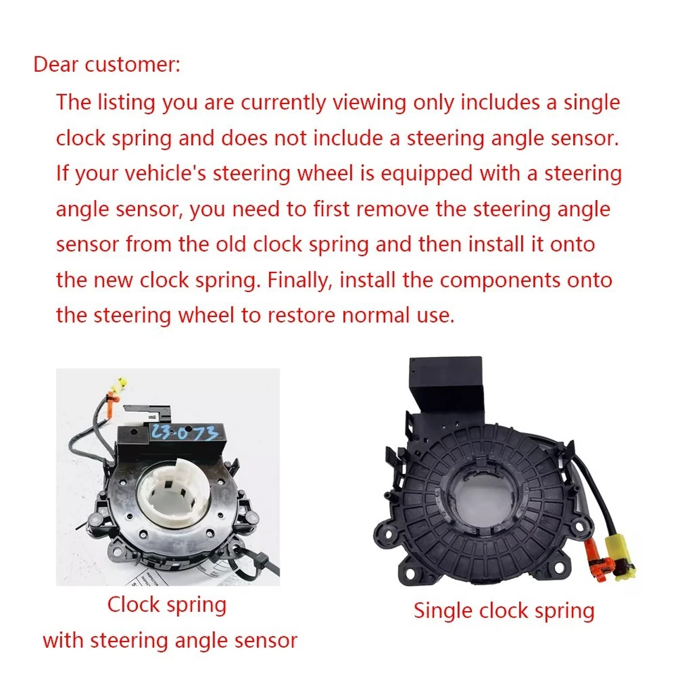 NOVO RELÓGIO MOLA PARA 2012-2018 NISSAN NV 1500 2500 3500 - Imagem 3 de 4