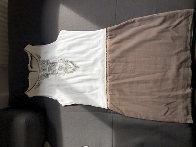 van dos couture Kleid Gr 38 Weiß 