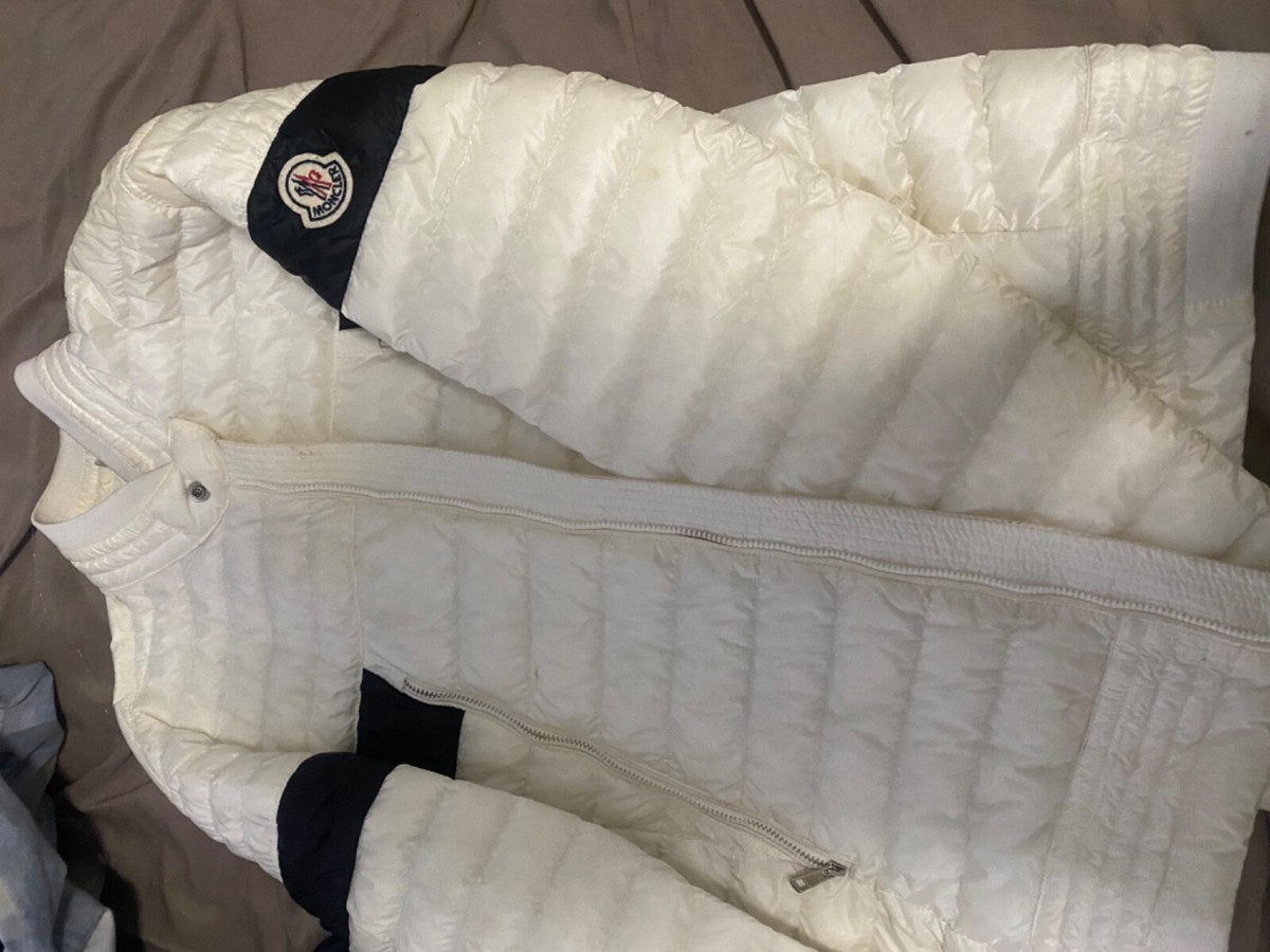 Moncler Foret Down Jacket 41919 99 53279 Womens White Used | eBay