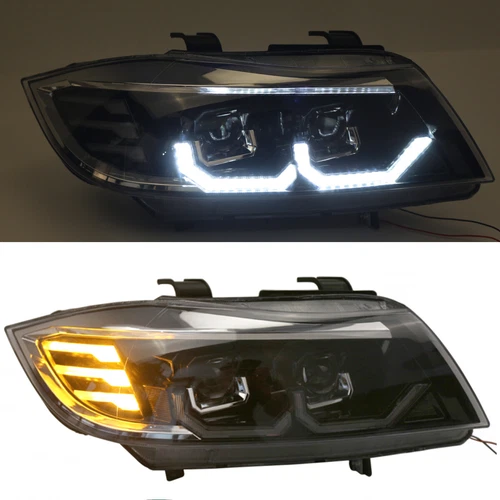 Für BMW E90 E91 2005-2008 Pre-LCI LED Spot Style Hauptscheinwerfer Scheinwerfer - Bild 14 von 14