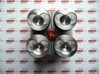 4X PISTON WITH RINGS AUDI SEAT VW 1.9TDI 8V DIESEL 1Z EGR ALH AFN Ø79.51mm STD