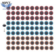 90PCS 2" Quick Change Sanding Discs, Surface Conditioning, 1/4" Roll Lock Holder 0.33 per gallon