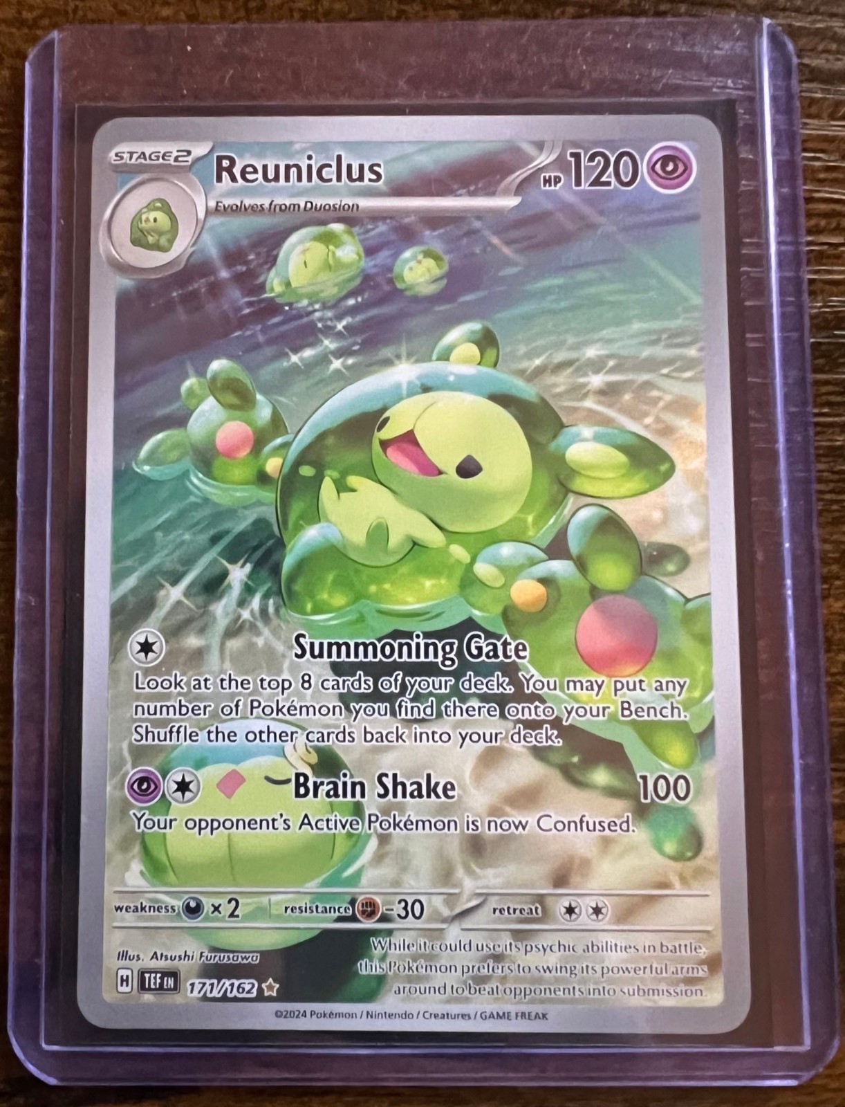 Pokémon Reuniclus 171/162 Illustration Rare Temporal Forces