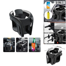 Auto Getränkehalter 2 in 1 Flaschenhalter Kaffeehalter Verstellbar