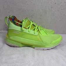 Under Armour Curry 7 Sour Patch Kids Lime Men s Size 9 Shoes 3021258-302