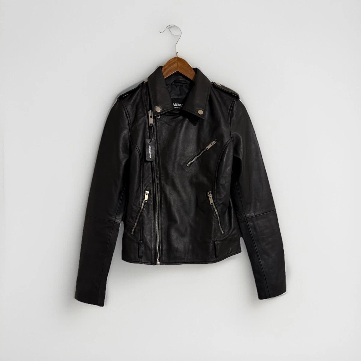 Barneys New York Leather Outer Shell Coats, Jackets & Vests for  display picture 1