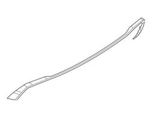 ZIERLEISTE UNTEN FÜR STOßSTANGE HINTEN FÜR AUDI Q5 S-LINE AB 2020 SCHWARZ