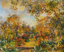 Pierre Auguste Renoir Paysage Beaulieu Giclee Print on Canvas 8x10 Fine Art Wall