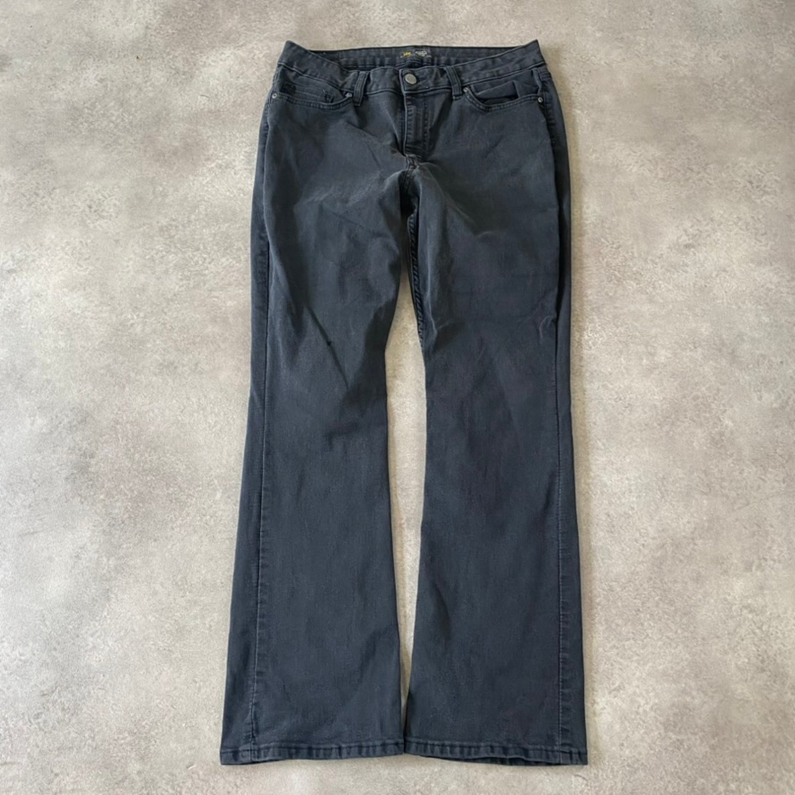 Lee Jeans Womens 32" Bootcut Y2K Regular Fit Denim Trousers, Black