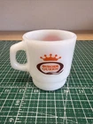 Vintage Burger Queen Anchor Hocking Fire King White Mug Good Morning Made USA
