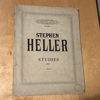 ALTES NOTENHEFT STEPHEN HELLER 25 STUDIENBUCH 1 Op47
