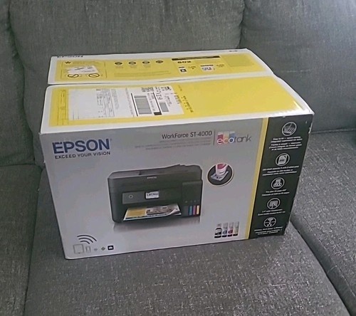 Epson WorkForce ST-4000 Ecotank Color MFP WiFi Printer NEW IN BOX
