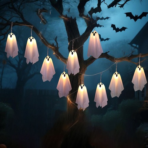 10 LED Battery Operated Halloween String Lights with 8 Modes for Indoor Outdoor - Picture 6 of 7