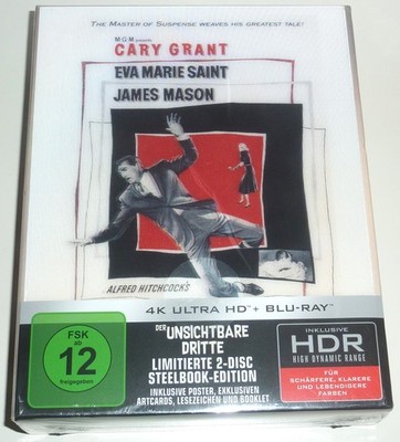 DER UNSICHTBARE DRITTE 4K UHD ULTIMATE COLLECTOR'S EDITION STEELBOOK OVP LESEN