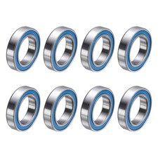 Image of 8Pcs 6804-2RS Deep Groove Bearing, 20x32x7mm Double Sealed Chrome Steel P5