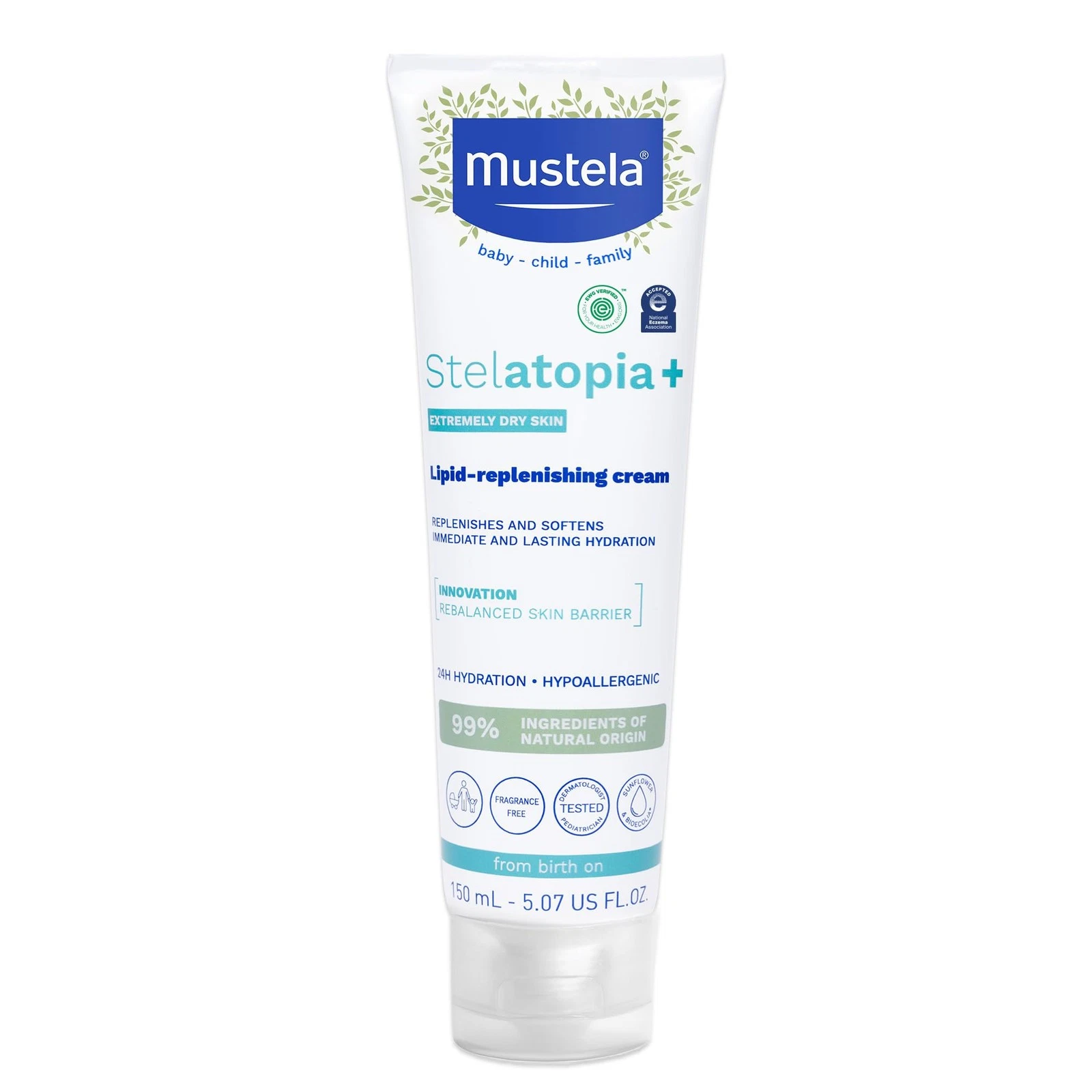 Stelatopia+ LipidReplenishing Cream Moisturizer for EczemaProne Skin With ...