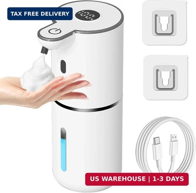 OHIFAST Automatic Foaming Soap Dispenser Touchless, USB Rechargeable Smart Hand